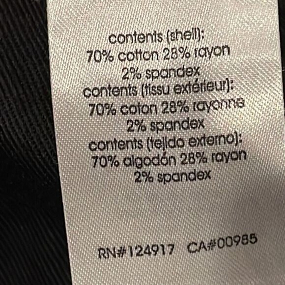 NWT WeWoreWhat Black Low Rise Cropped Rocker Jeans Sz 24 (missing chain) - Picture 7 of 13